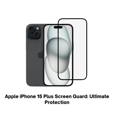 Tempered Glass for iPhone 15 Plus | Screen Protector | Full HD Clarity | Anti-Scratch | Edge-to-Edge Coverage | Easy Installation Kit (Pack Of 2)